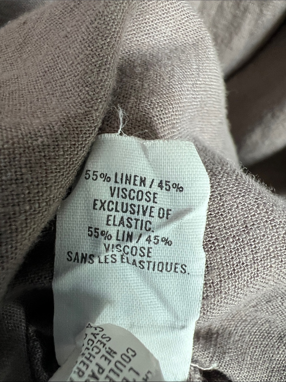 Aerie | Tie-Shoulder Button-Front Womenâs Linen Blend Camisole Top Taupe Size M - Picture 13 of 17